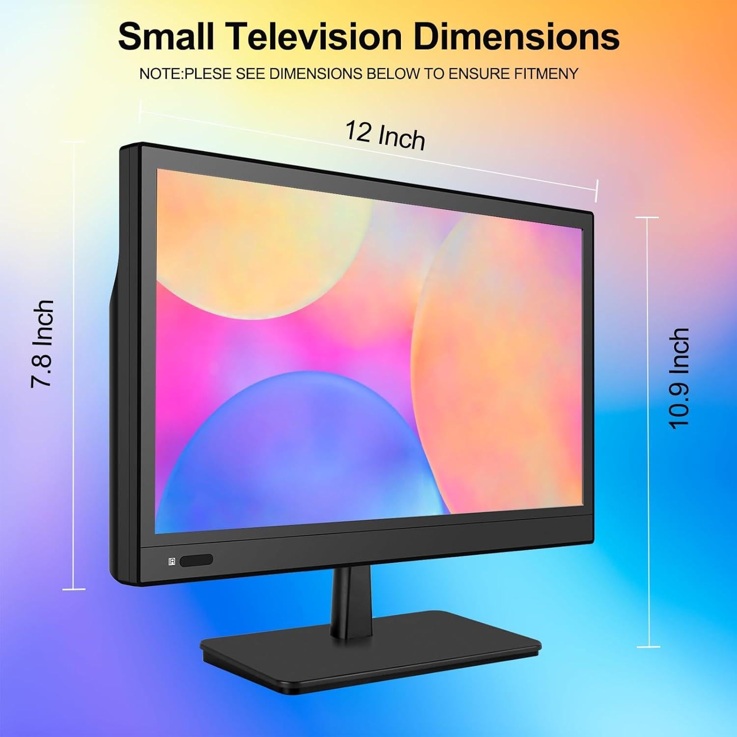 Televisor portátil Othoig 12.5" HD con HDMI y USB