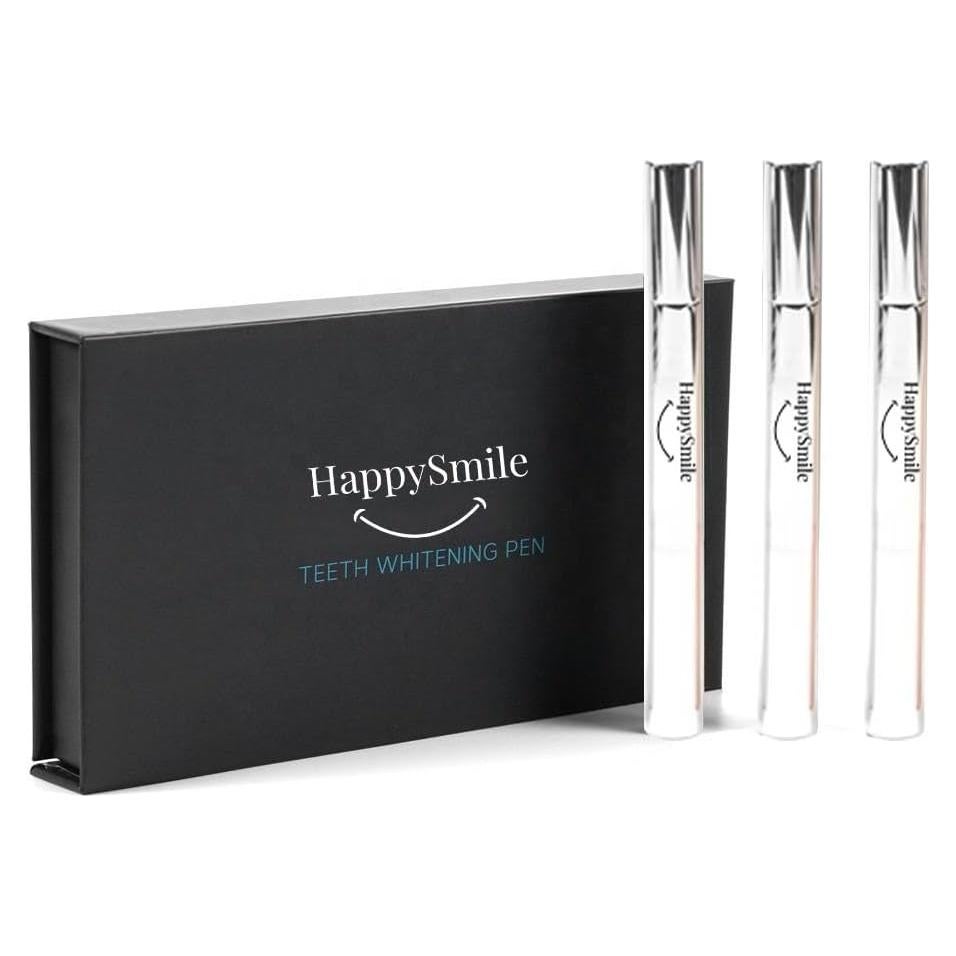 Conjunto de 3 Bolígrafos Blanqueadores HappySmile Premium
