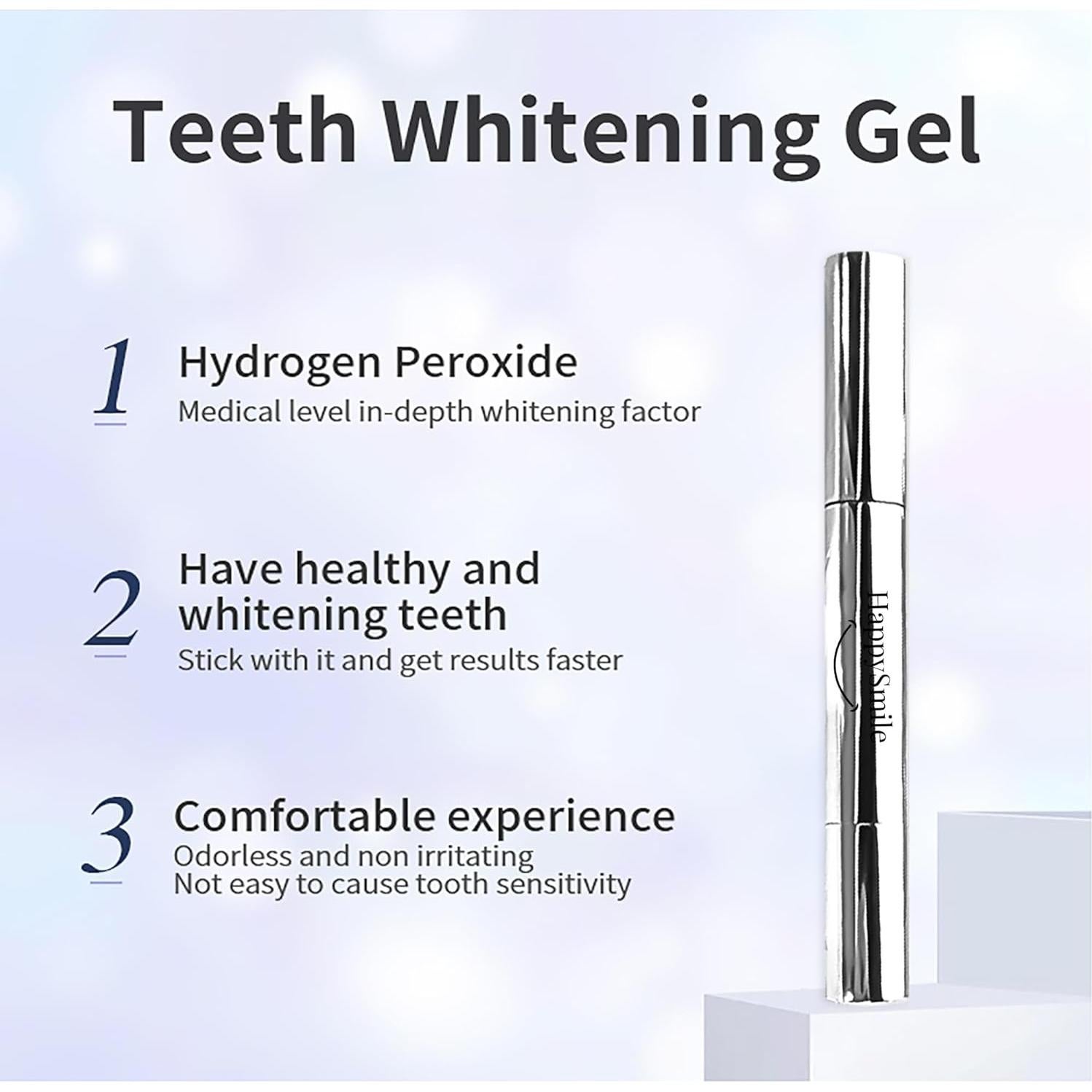 Conjunto de 3 Bolígrafos Blanqueadores HappySmile Premium