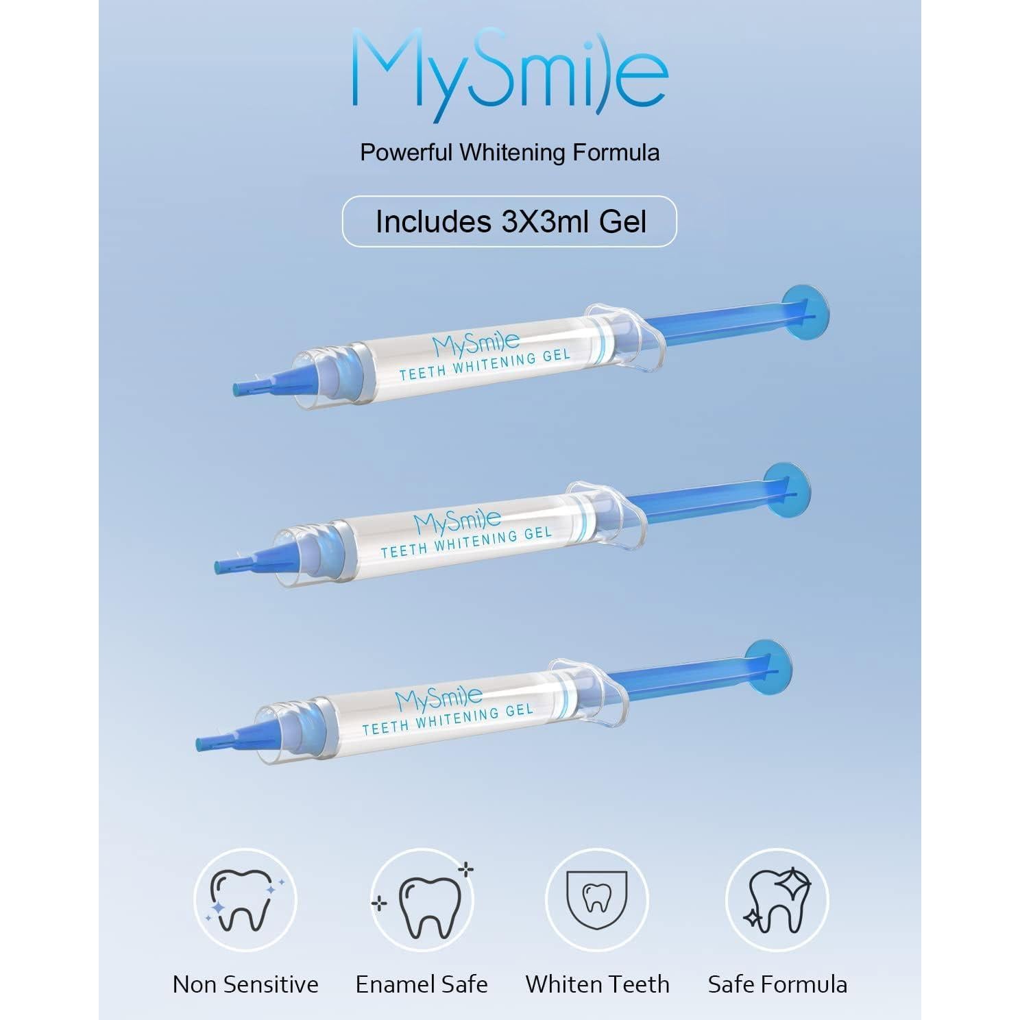 Gel Blanqueador Dental MySmile 3 Lápices para Dientes Sensibles