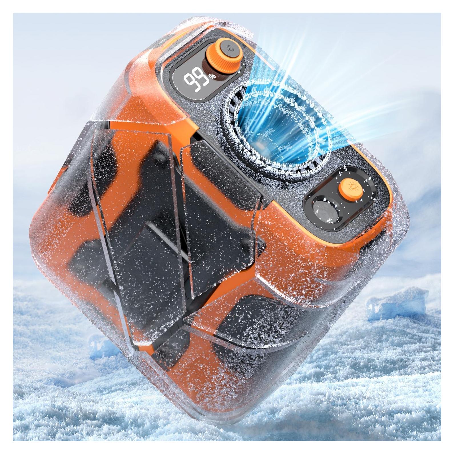 Ventilador Portátil Koonie NF283 con Clip, 100 Niveles de Velocidad