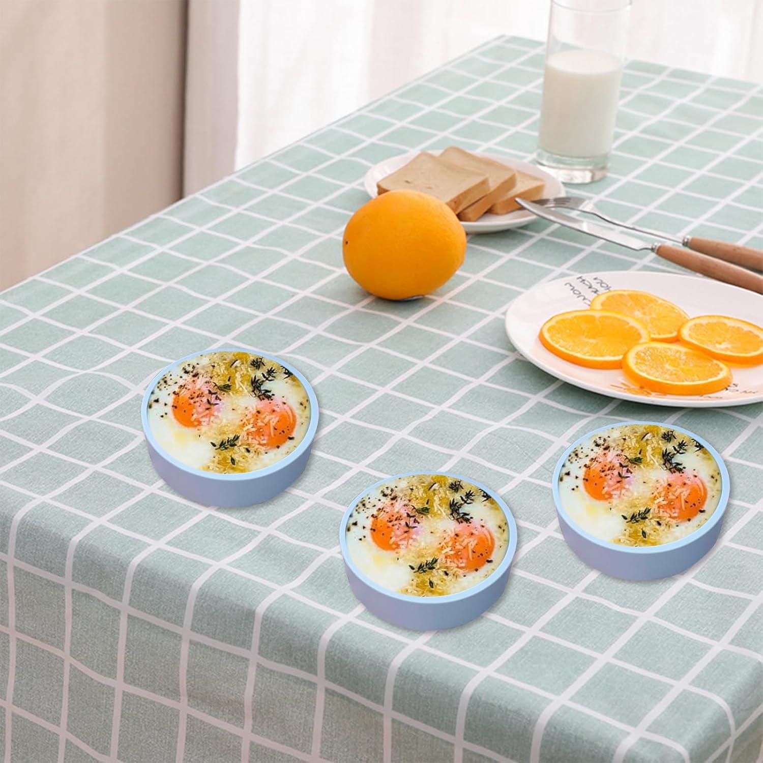 Molde para Huevos ZHYEEDAA Silicona 3 Piezas 170g