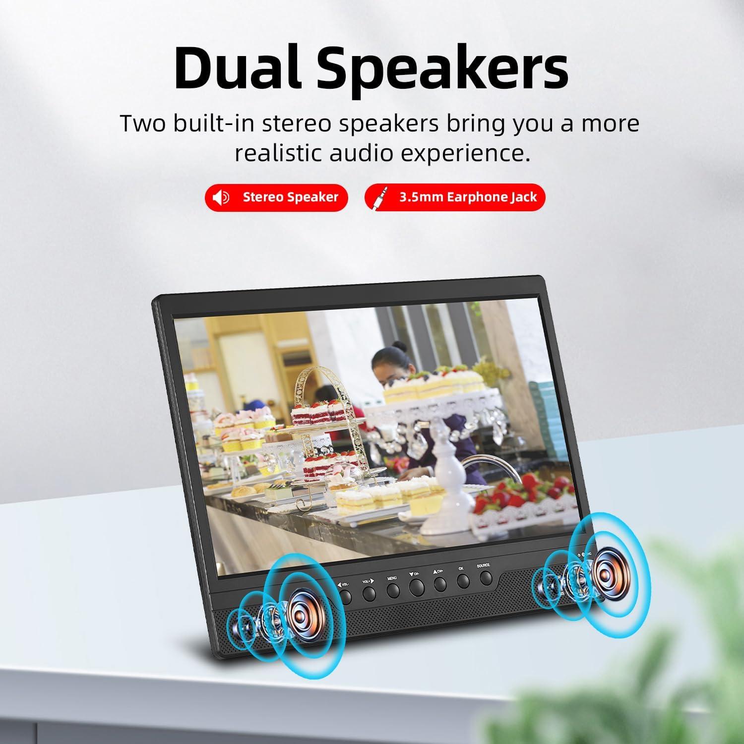 Televisor portátil Othoig 14" con batería recargable ATSC