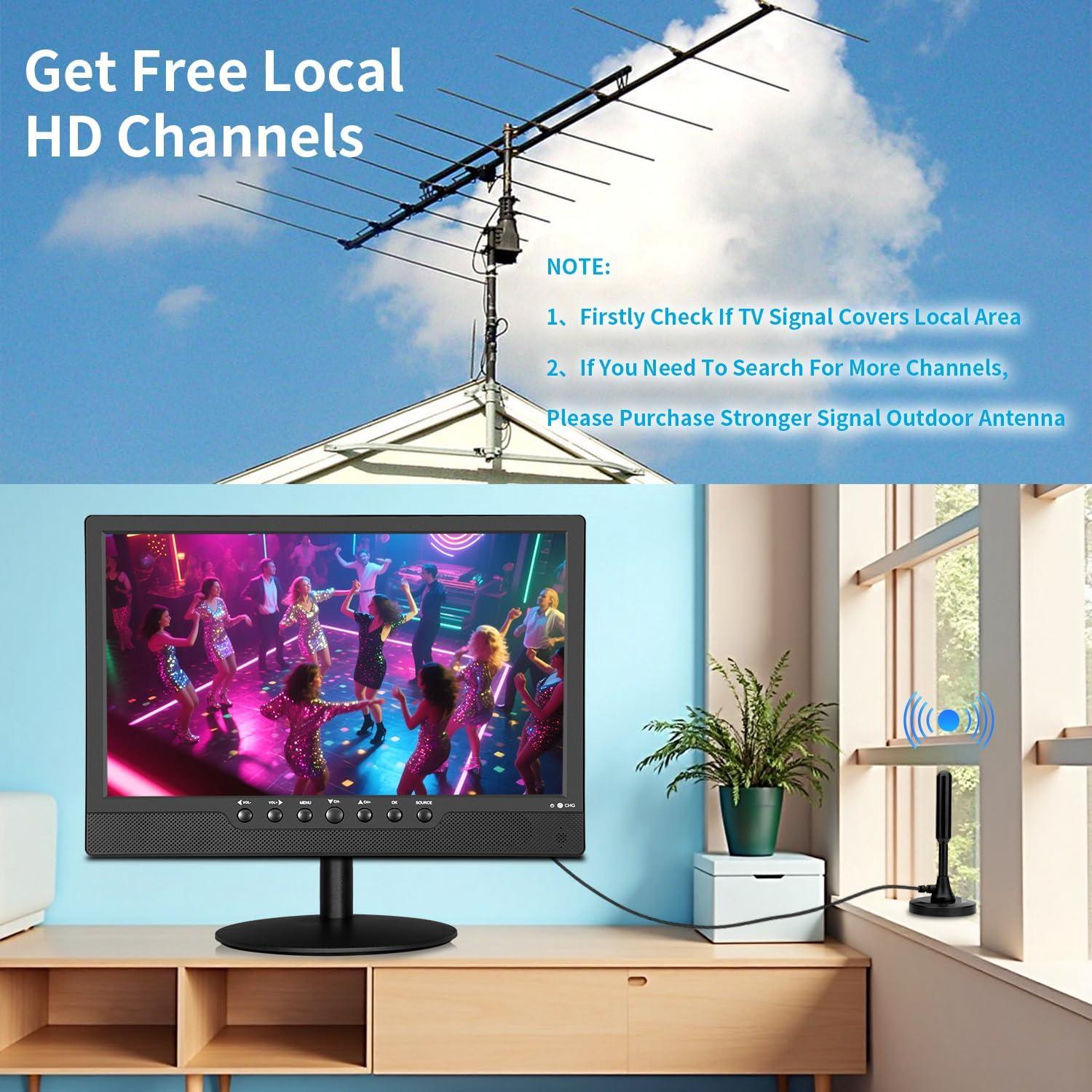 Televisor 14" Jexiop Pantalla Plana Sintonizador ATSC HDMI USB