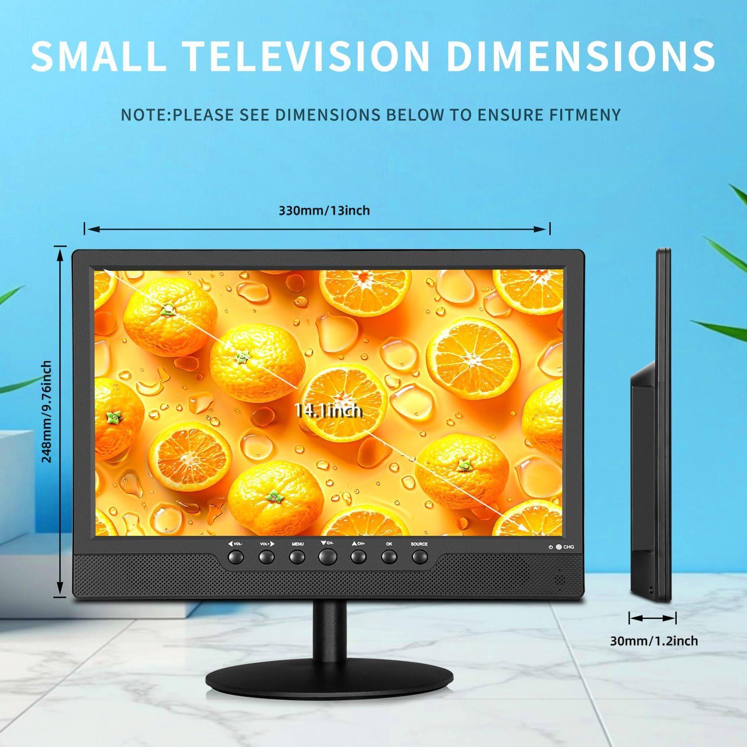Televisor 14" Jexiop Pantalla Plana Sintonizador ATSC HDMI USB