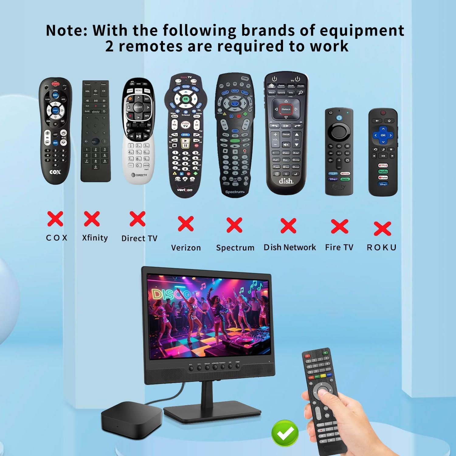 Televisor 14" Jexiop Pantalla Plana Sintonizador ATSC HDMI USB