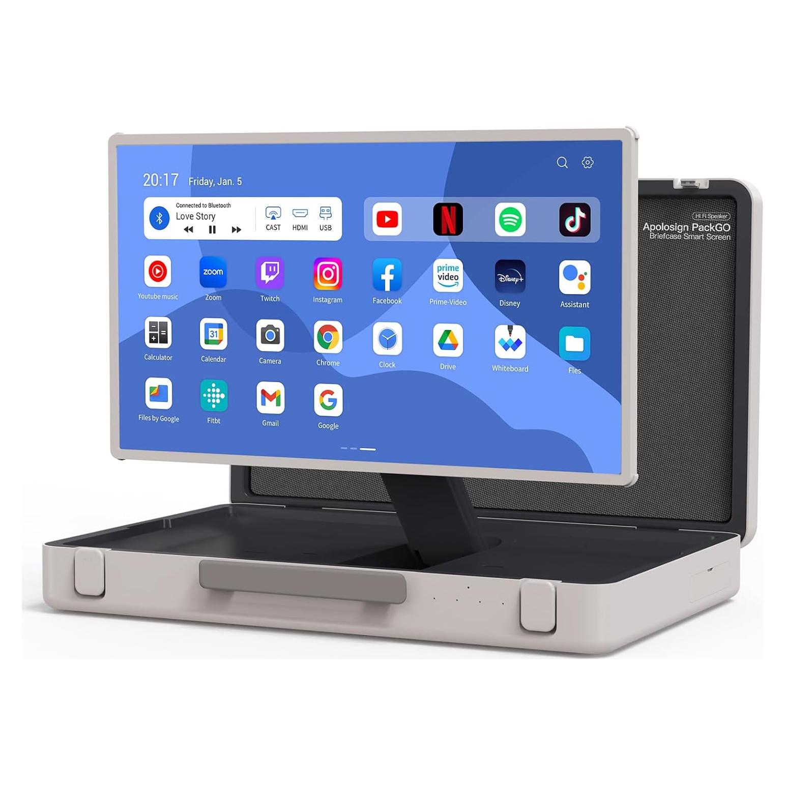 Maletín Portátil Apolosign PackGo 27" Android Altavoces 3D