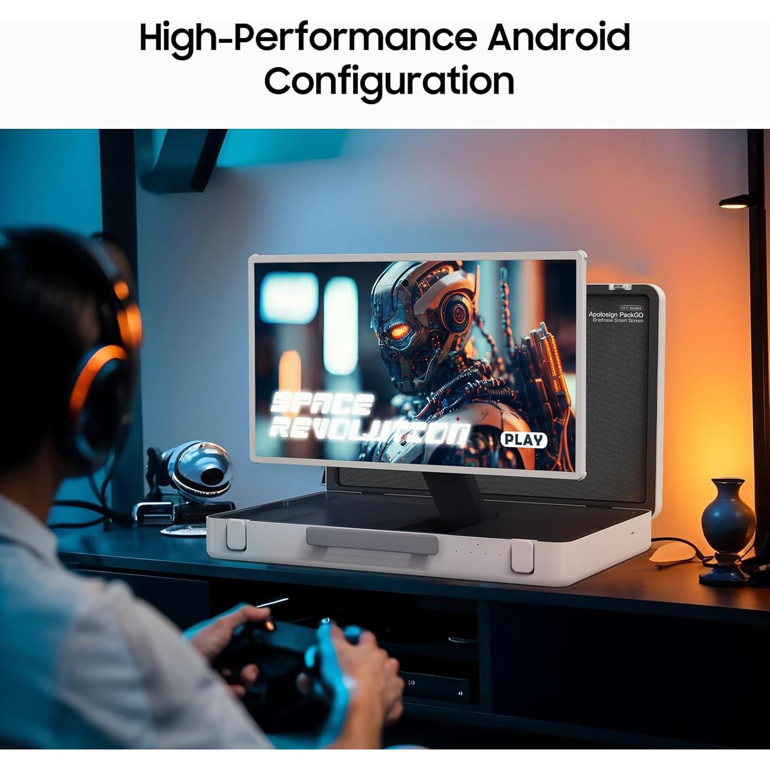 Maletín Portátil Apolosign PackGo 27" Android Altavoces 3D