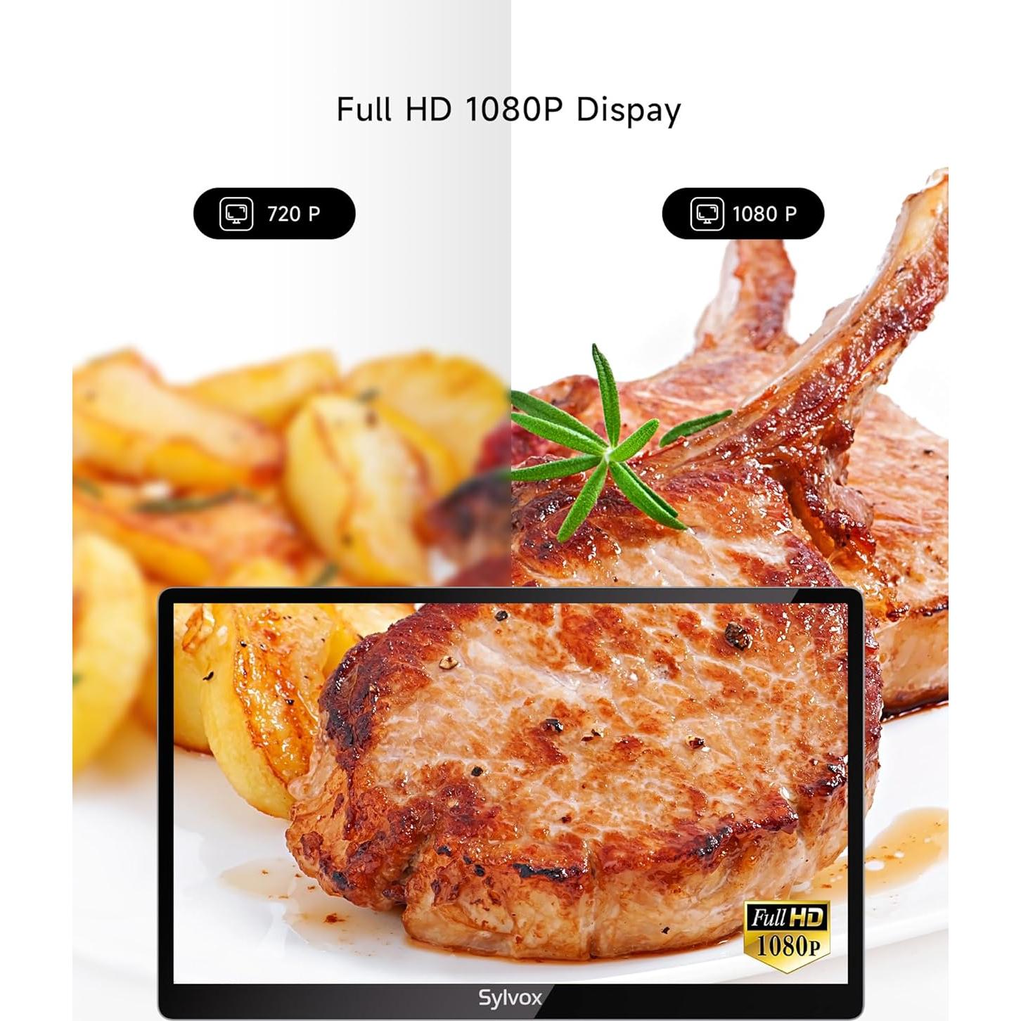 Televisor de Cocina SYLVOX 15.6" Full HD Google TV Compacto