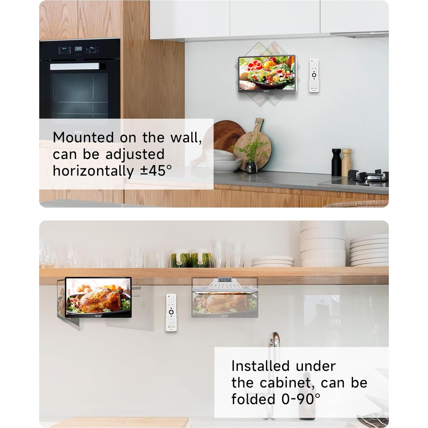 Televisor de Cocina SYLVOX 15.6" Full HD Google TV Compacto