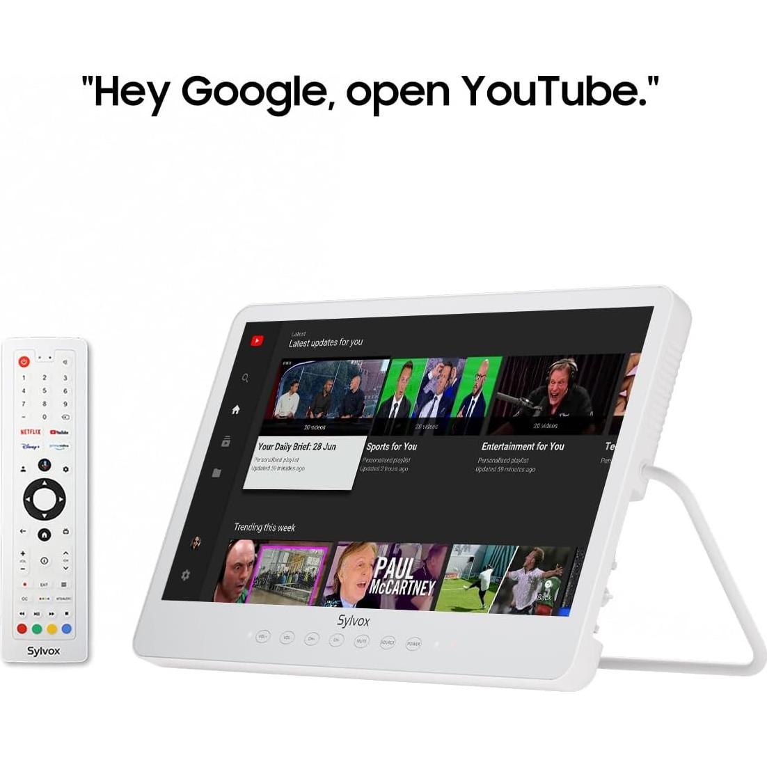 Televisor Portátil SYLVOX 15.6" Full HD 1080P Batería 10000mAh