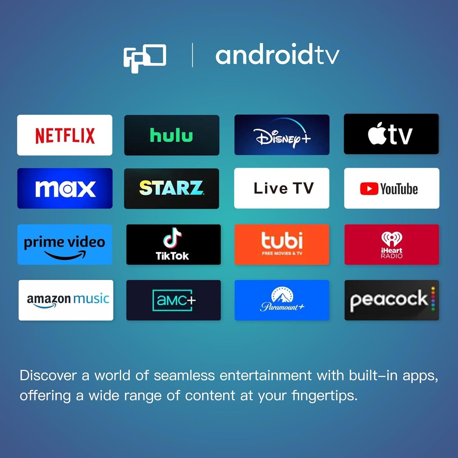 Televisor Inteligente FPD 32" 720p HD Android TV WiFi Bluetooth