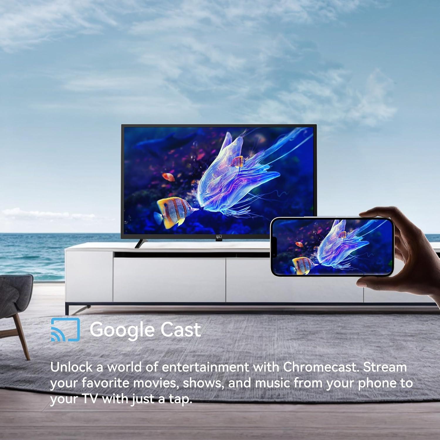 Televisor Inteligente FPD 32" 720p HD Android TV WiFi Bluetooth