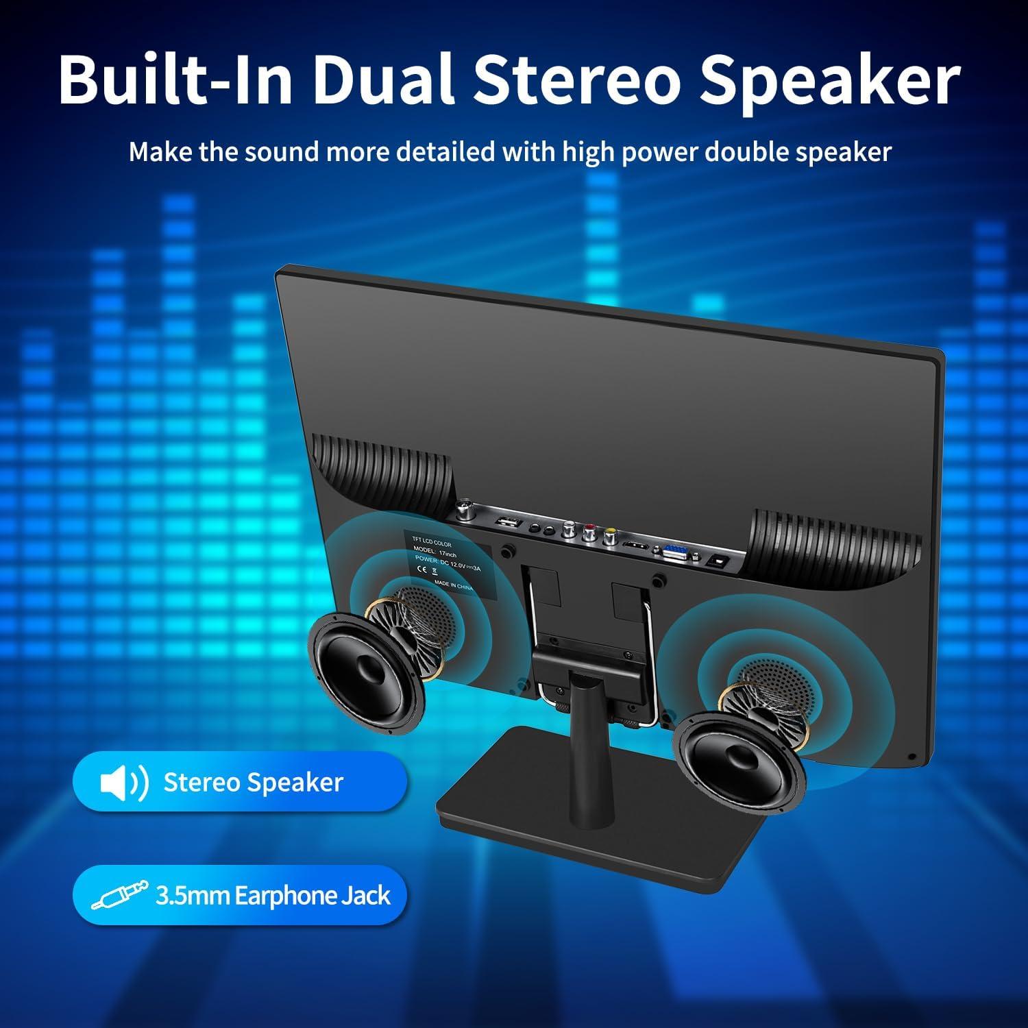 Televisor Jexiop 17" Digital Plano HDMI USB Doble Alimentación