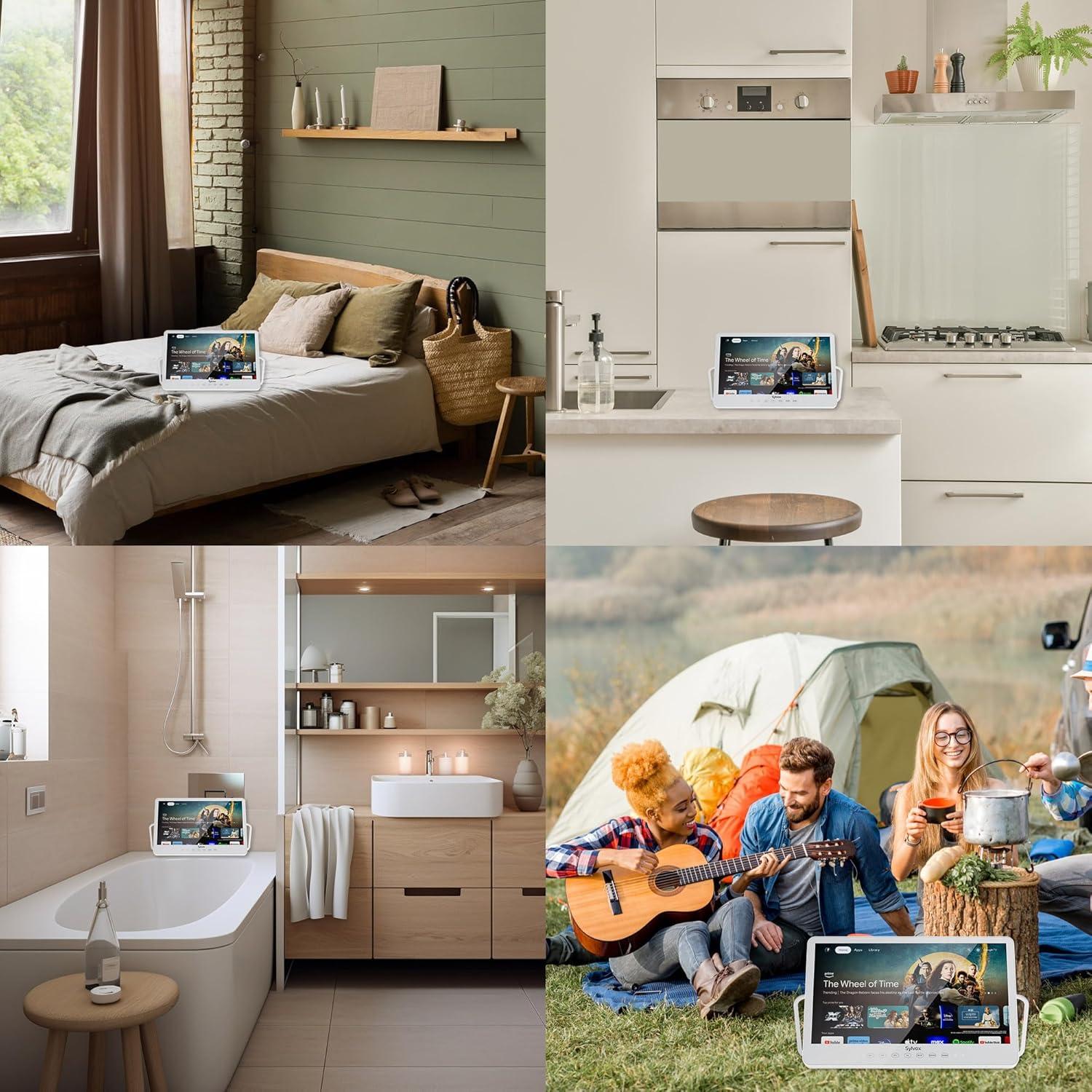 Televisor Portátil Inteligente SYLVOX 15.6" IP66 12V