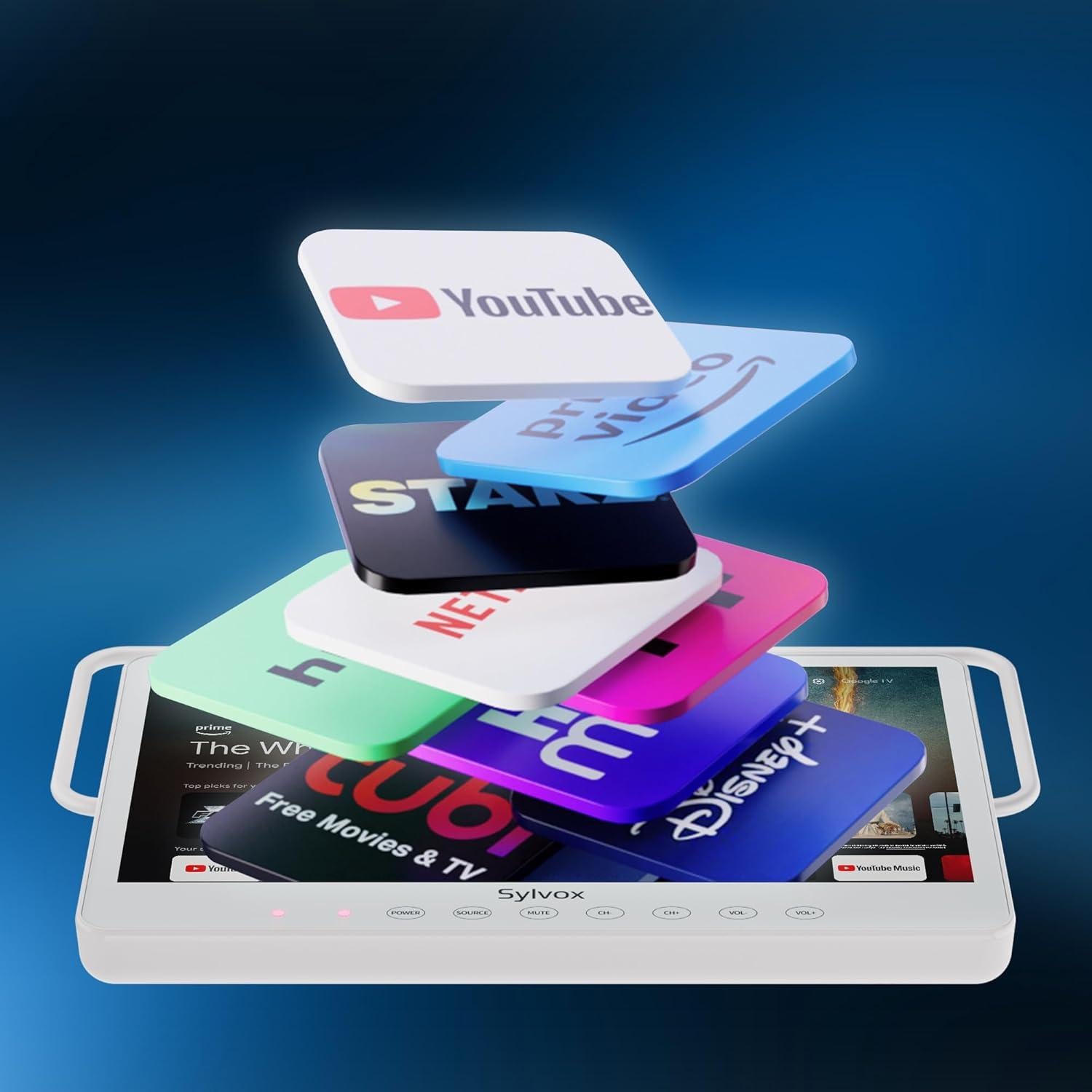 Televisor Portátil Inteligente SYLVOX 15.6" IP66 12V