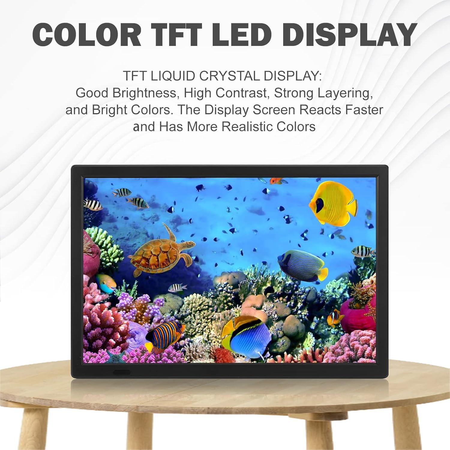 Televisor LED Portátil Diydeg 16" Digital 1080P USB ATSC