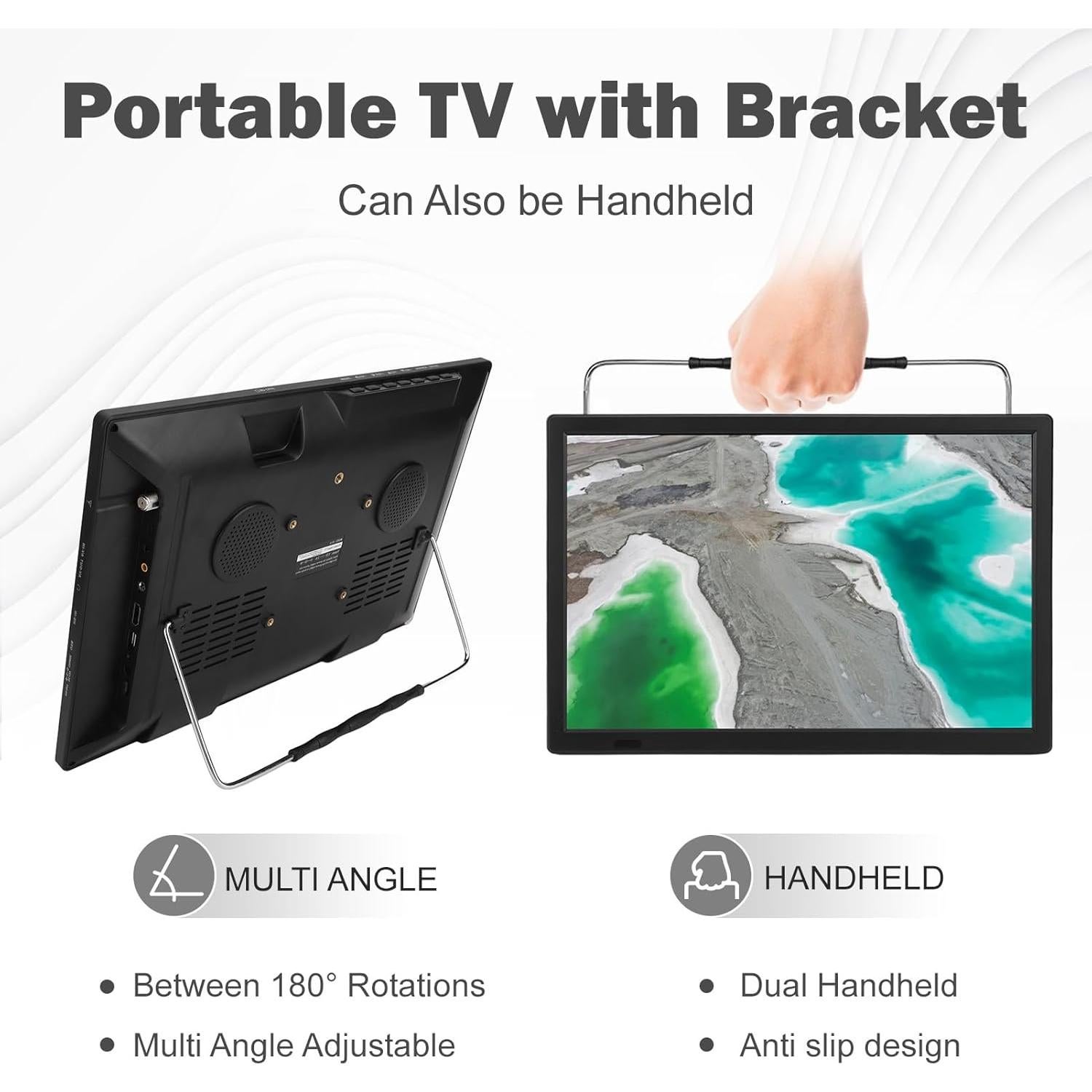 Televisor LED Portátil Diydeg 16" Digital 1080P USB ATSC