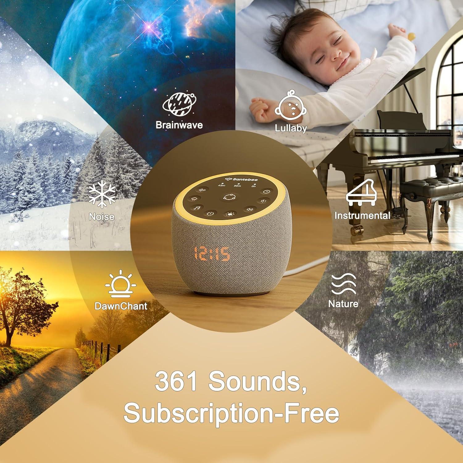 Máquina de Sonido Blanco Shenzhen MWNL-070, 361 Sonidos