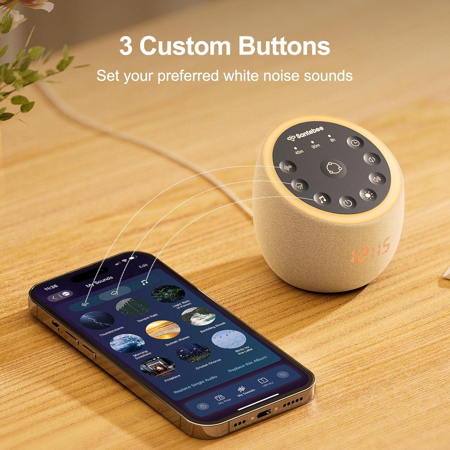 Máquina de Sonido Blanco Shenzhen MWNL-070, 361 Sonidos