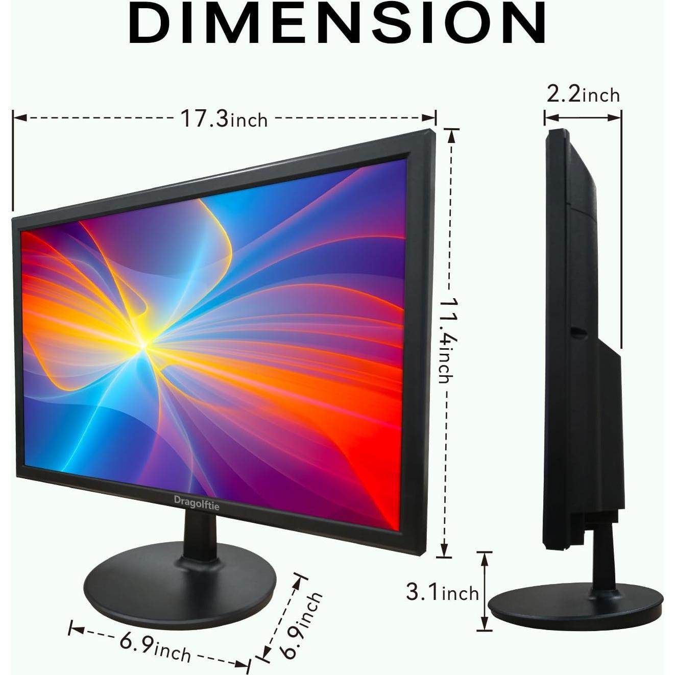Monitor de 19" LED HD 1440x900 con altavoces y VESA