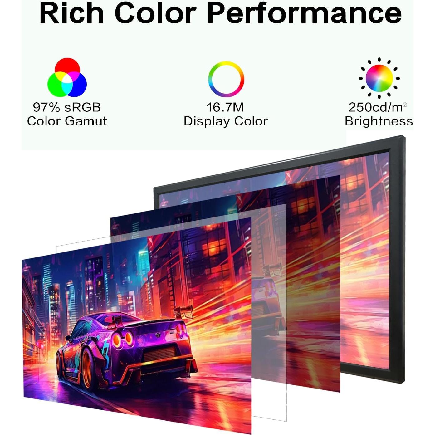 Monitor de 19" LED HD 1440x900 con altavoces y VESA