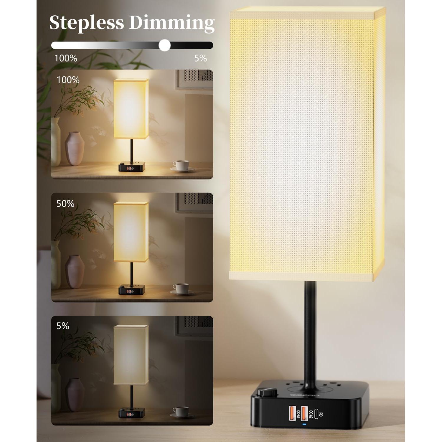 Lámpara de Mesa Cozoo RGB Bluetooth/WiFi 3 USB 2 Salidas