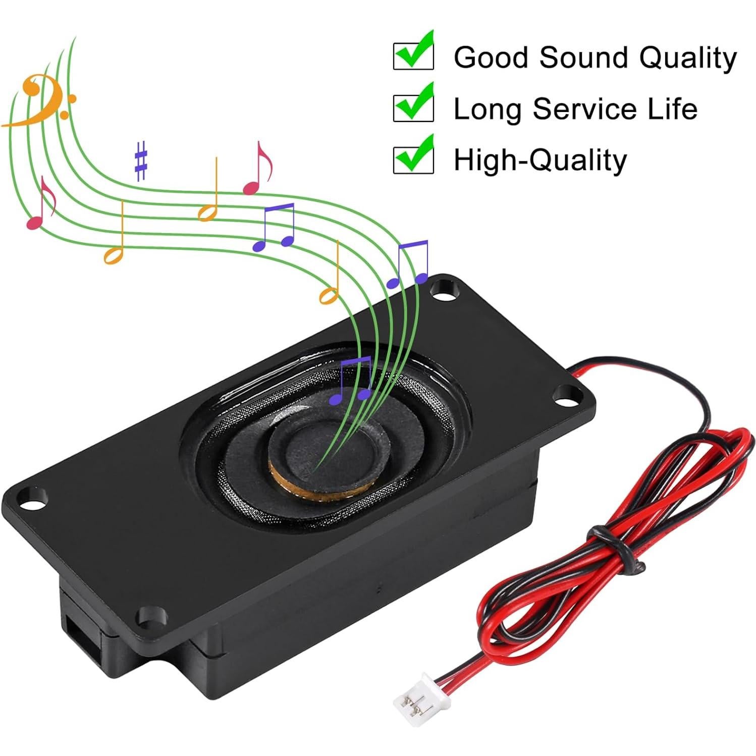 4 Mini Altavoces 3W 8 Ohm JUZITAO para Proyectos Electrónicos