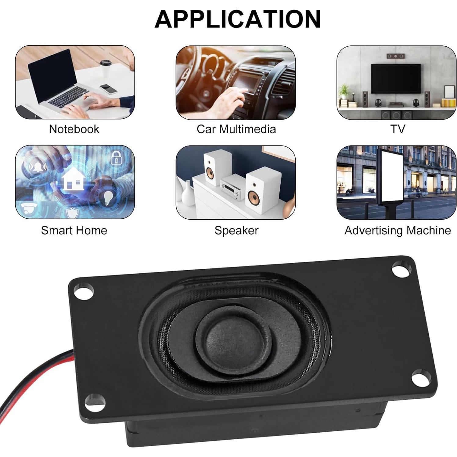 4 Mini Altavoces 3W 8 Ohm JUZITAO para Proyectos Electrónicos
