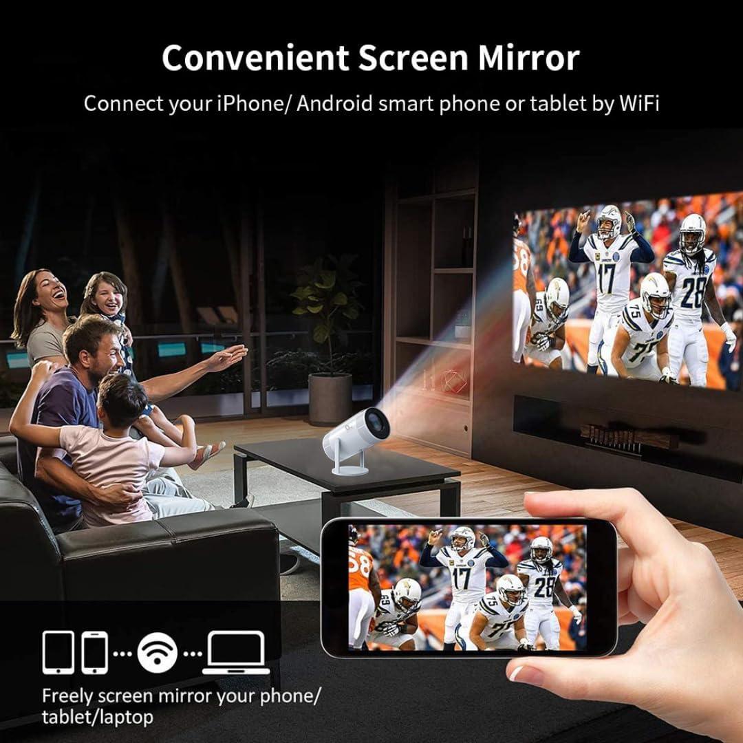 Proyector Mini PSYKI 16000L 4K Android 11 Wifi 6 Bluetooth