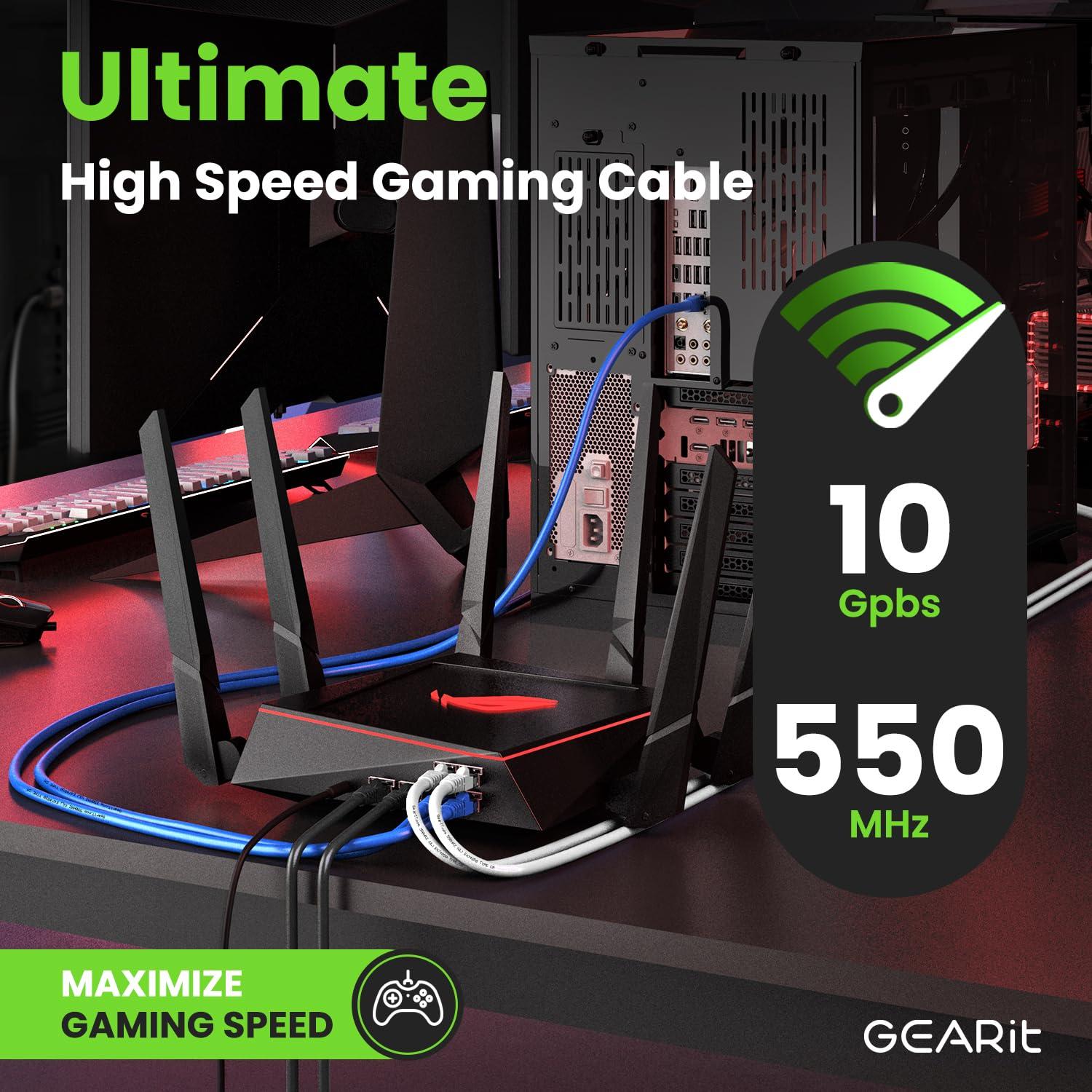 Cable Ethernet GEARit Cat 6 50 Unidades 91 cm 10Gbps RJ45