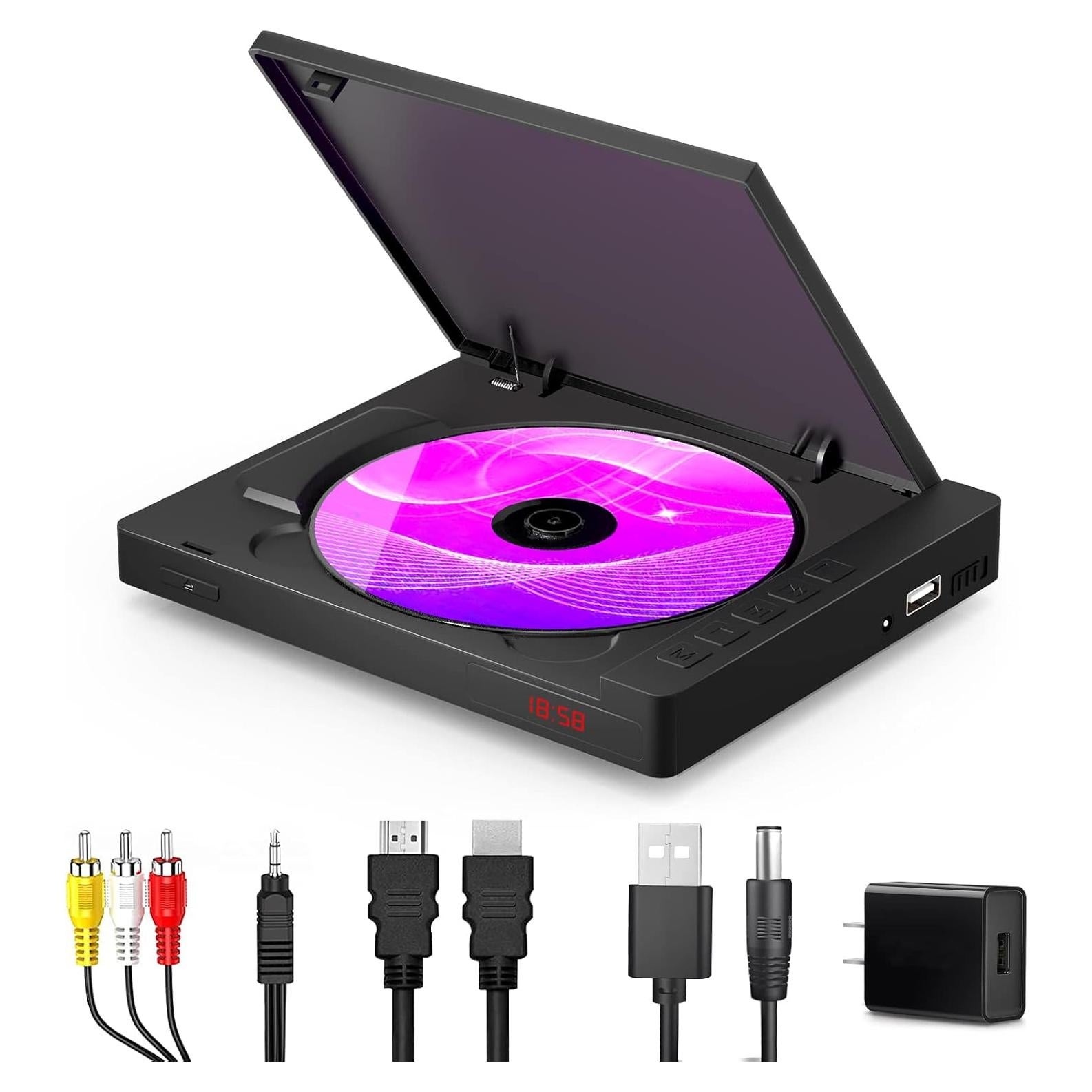 Reproductor de DVD Portátil Ceihoit HDMI 1080P Compacto