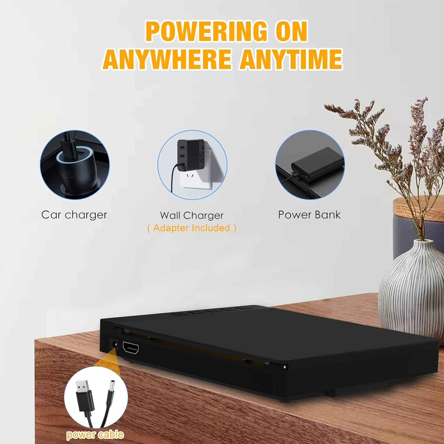 Reproductor de DVD Portátil Ceihoit HDMI 1080P Compacto