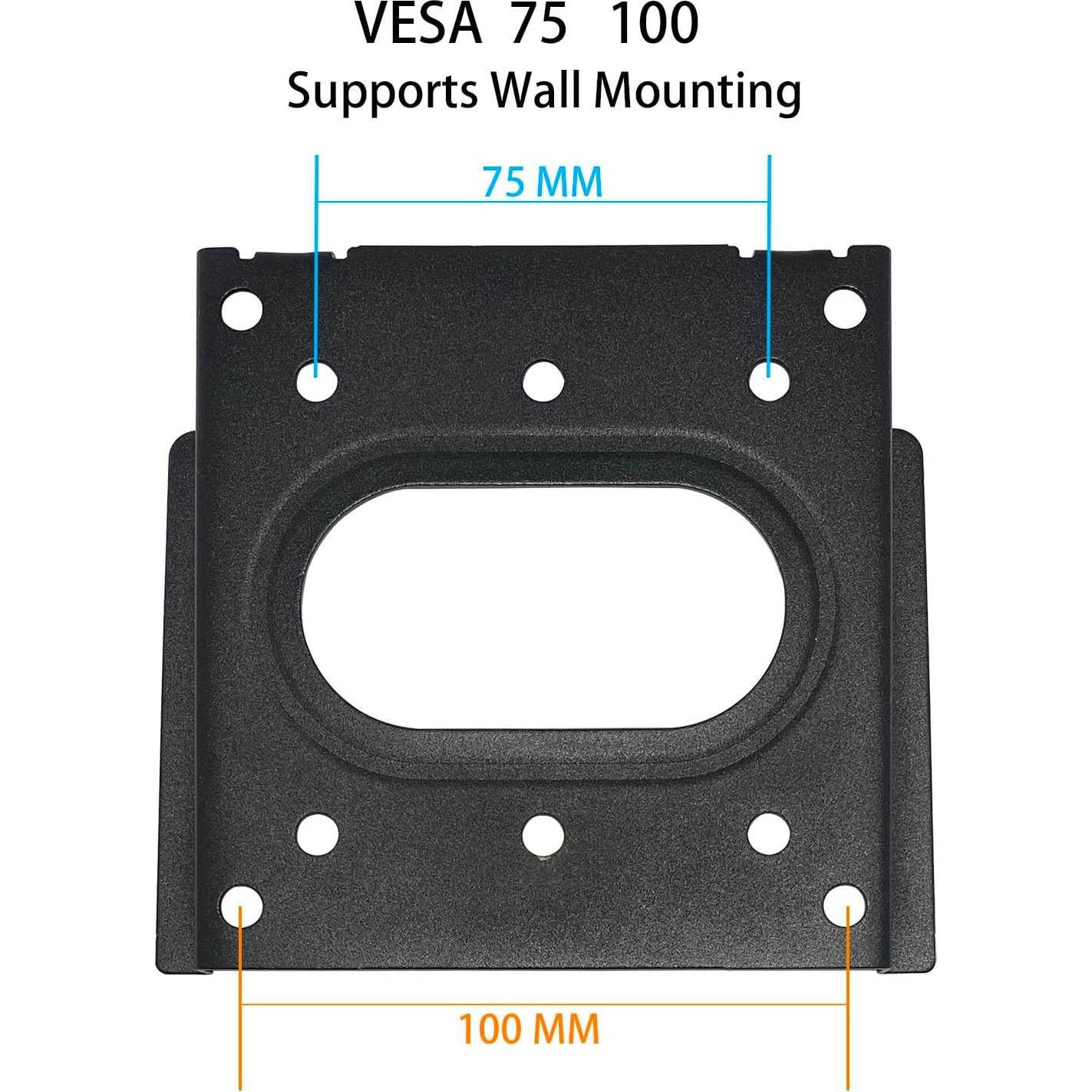 Soporte de Pared VESA NOBER para Mini PC y Monitor Negro