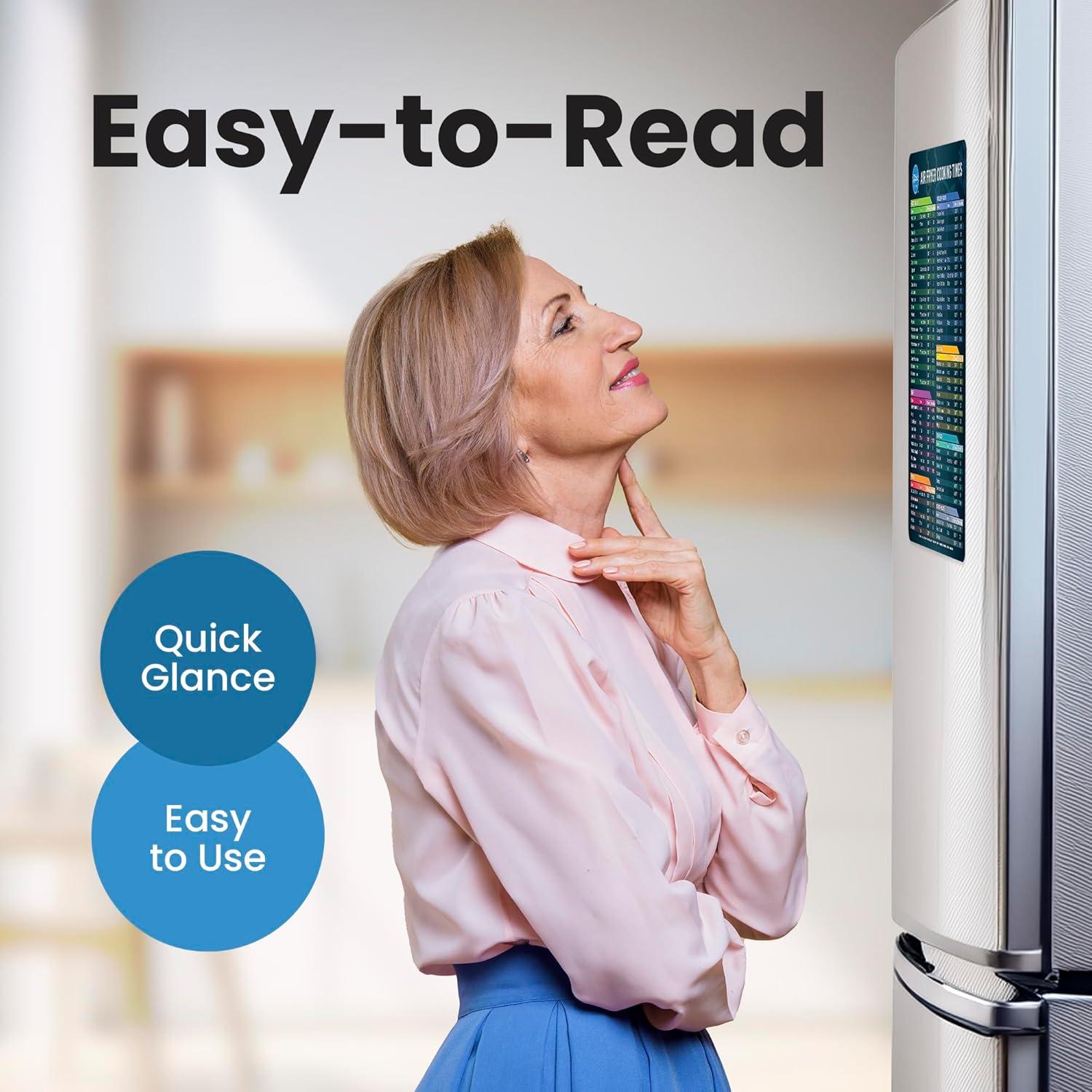 Tabla de Tiempos de Cocción Lotteli Kitchen Imán Negro