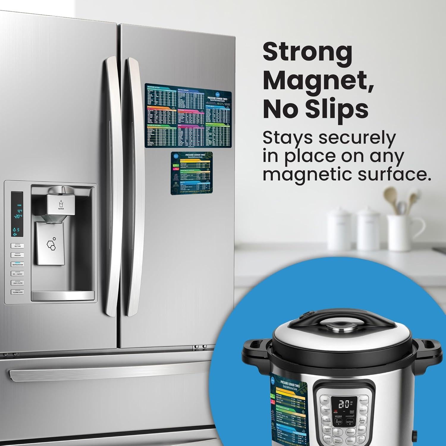 Tabla de Tiempos de Cocción Lotteli Kitchen Imán Negro