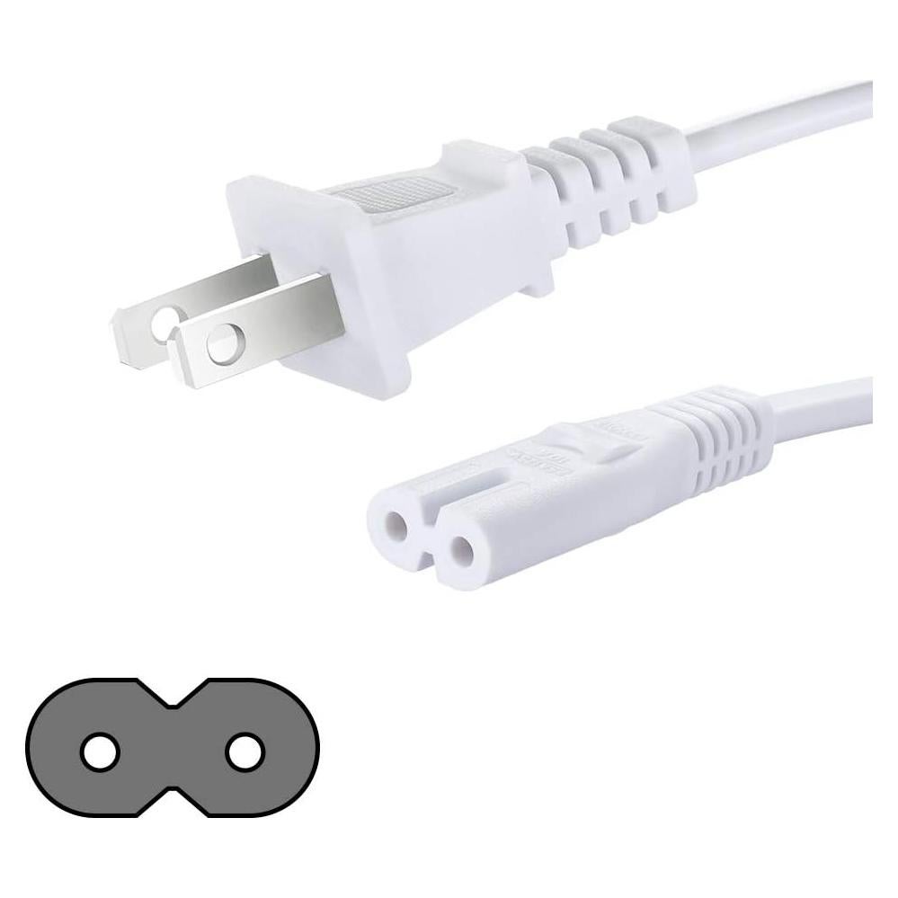 Cable de Alimentación AC 2 Patas SGUUVAY 1.83m para Mac Mini y Apple TV