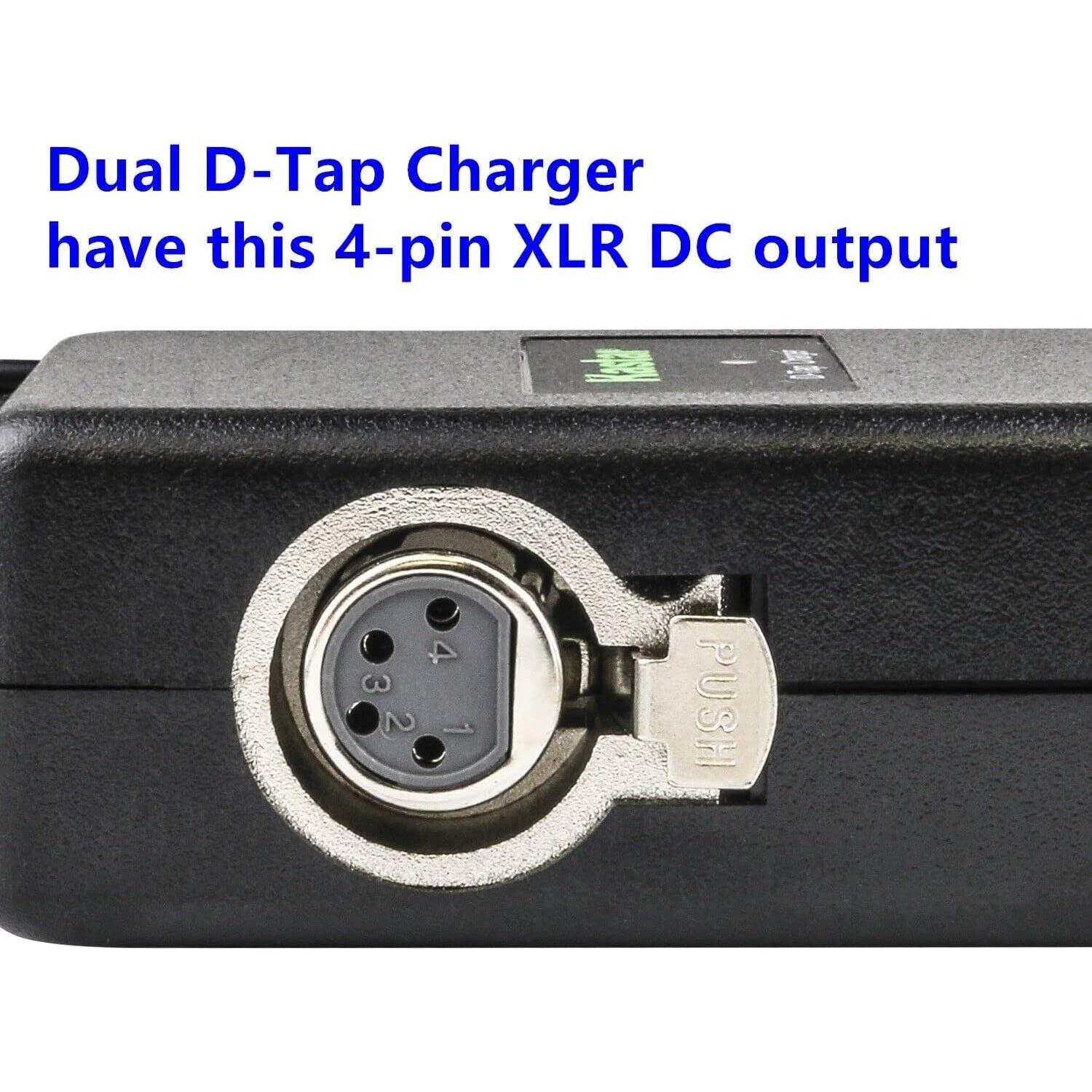 Kastar Cargador D-Tap Dual + 2 Baterías 7800mAh Li-ion