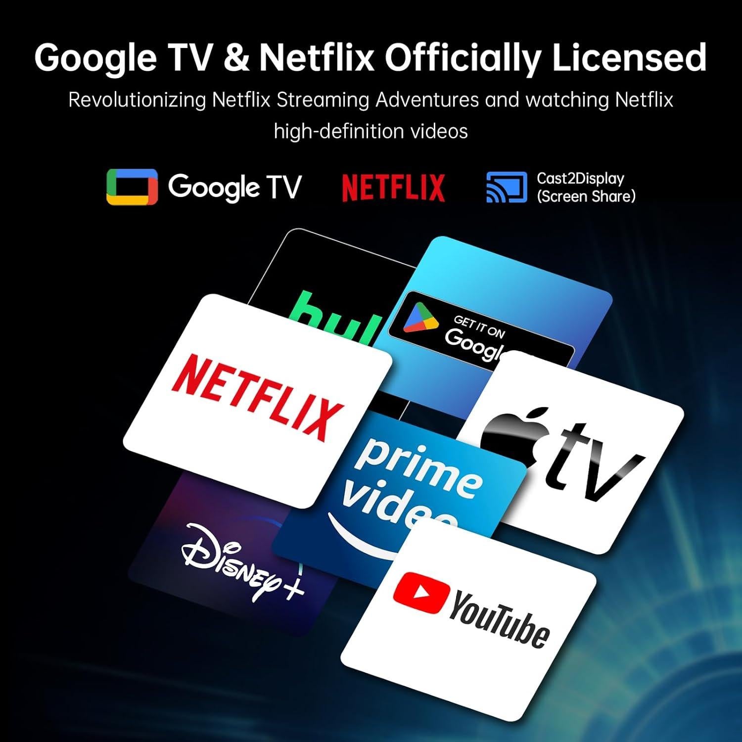 Monitor KTC 32" 4K UHD Google TV Dolby HDR KVM WiFi