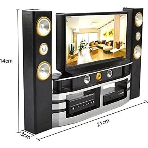 Mini Accesorios de TV Casa Miniatura Acxico 21x14 cm