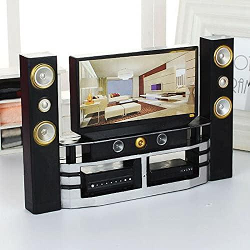 Mini Accesorios de TV Casa Miniatura Acxico 21x14 cm