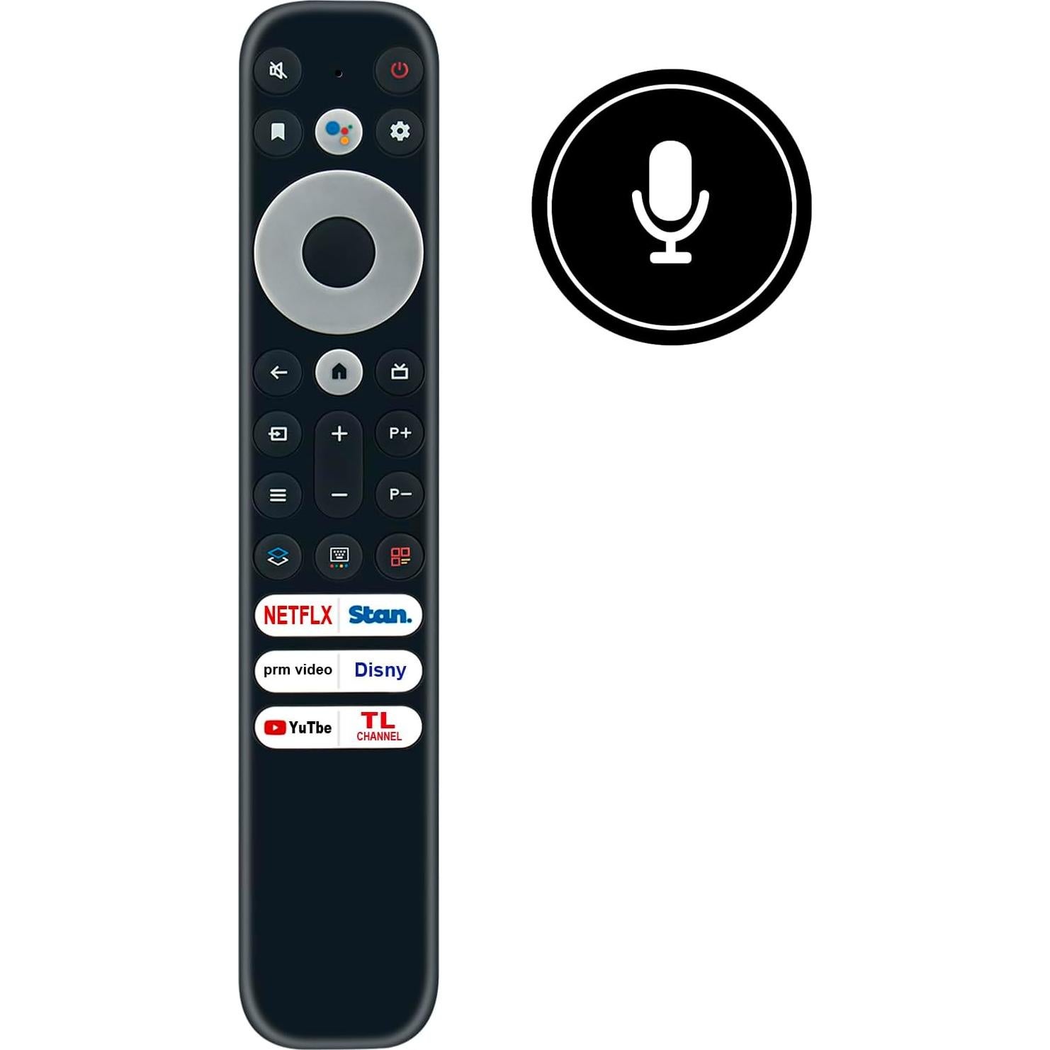 Control Remoto de Voz RC902V FAR1 Compatible TCL 8K