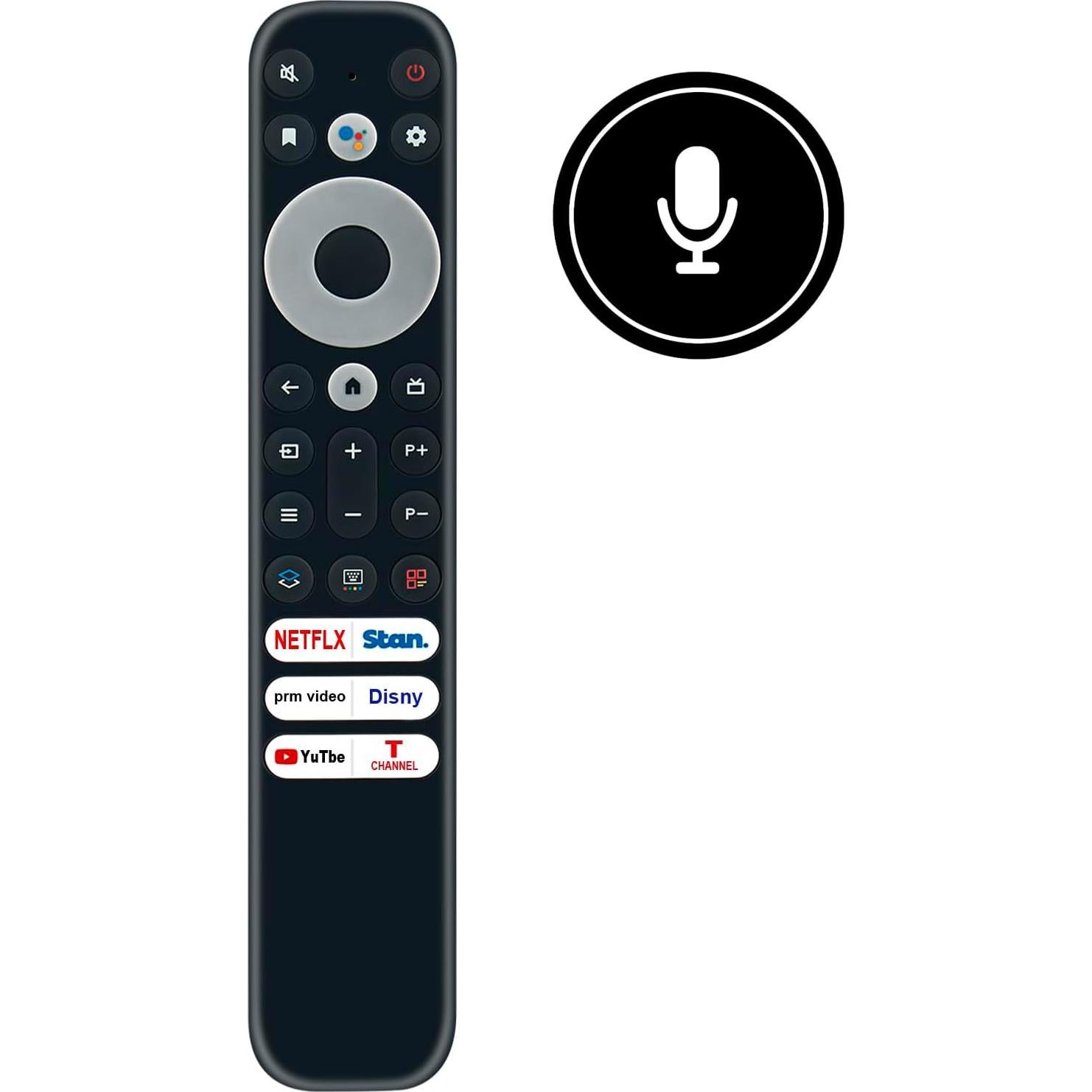 Control Remoto de Reemplazo PERFASCIN RC902V para TCL 8K TV