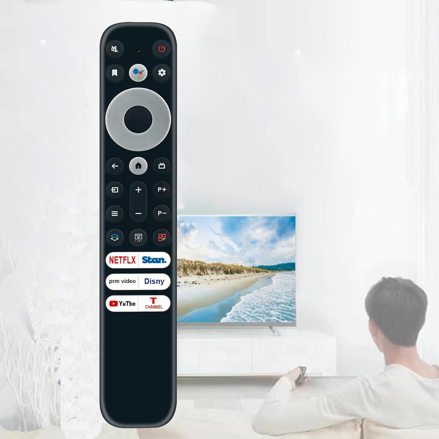 Control Remoto de Reemplazo PERFASCIN RC902V para TCL 8K TV