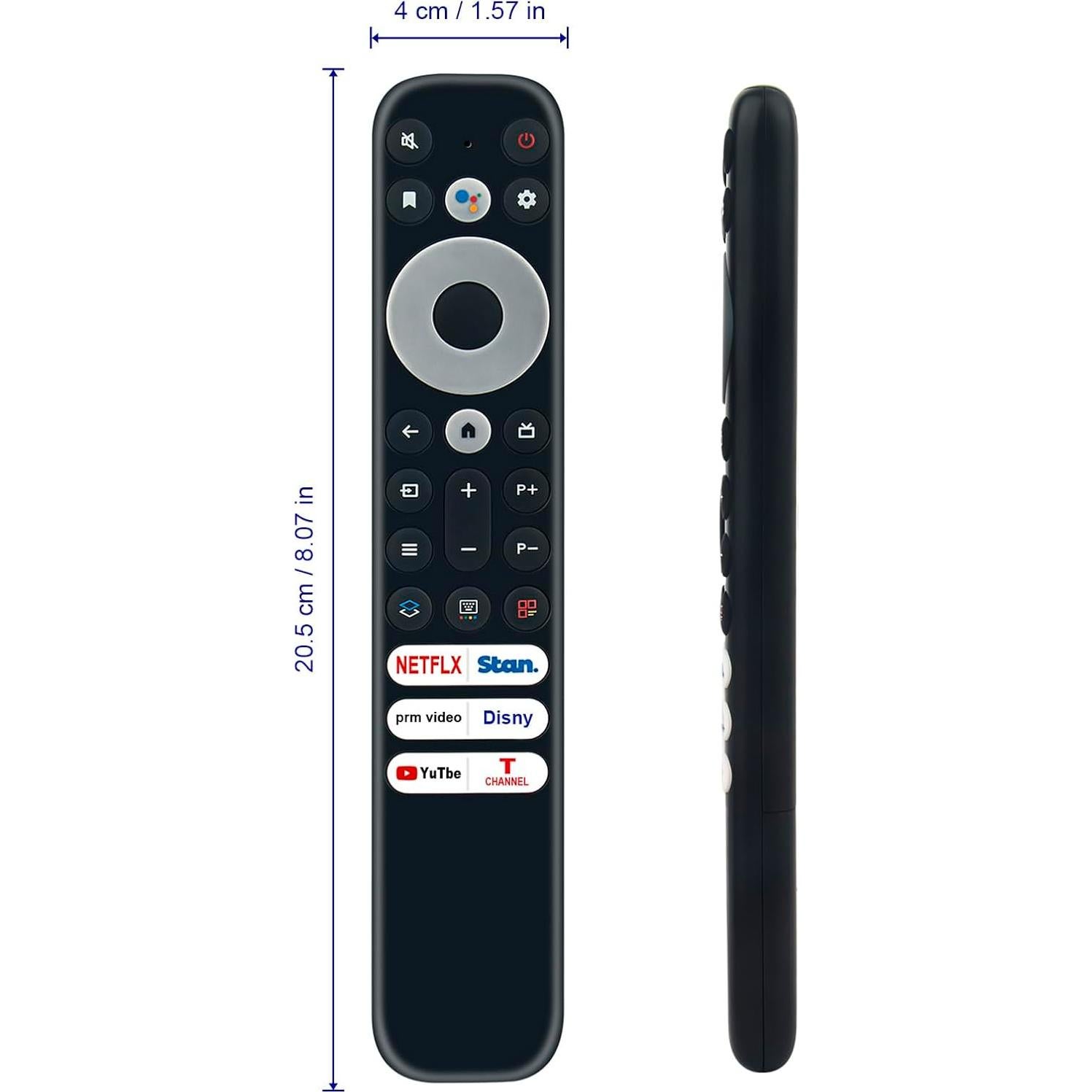 Control Remoto de Reemplazo PERFASCIN RC902V para TCL 8K TV