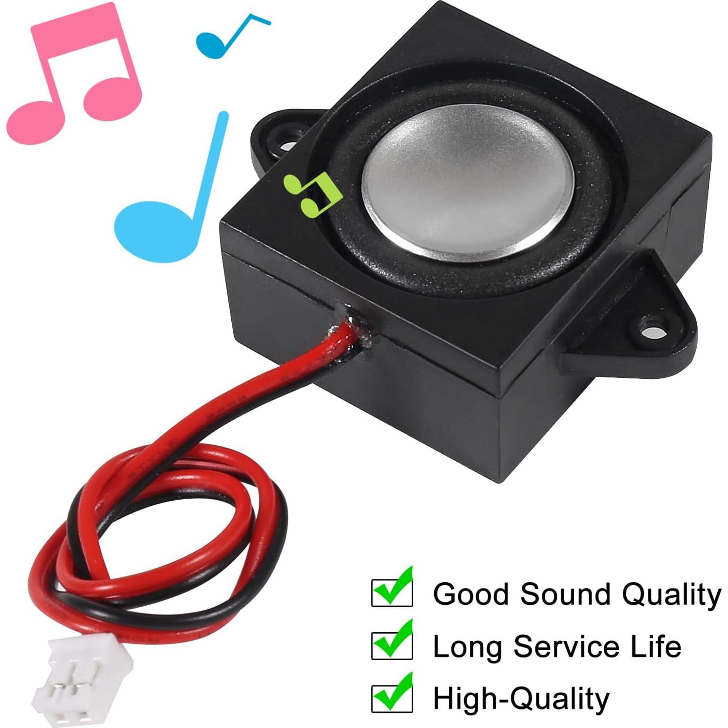 4 Altavoces Mini 3W 8 Ohm JUZITAO para Proyectos Electrónicos