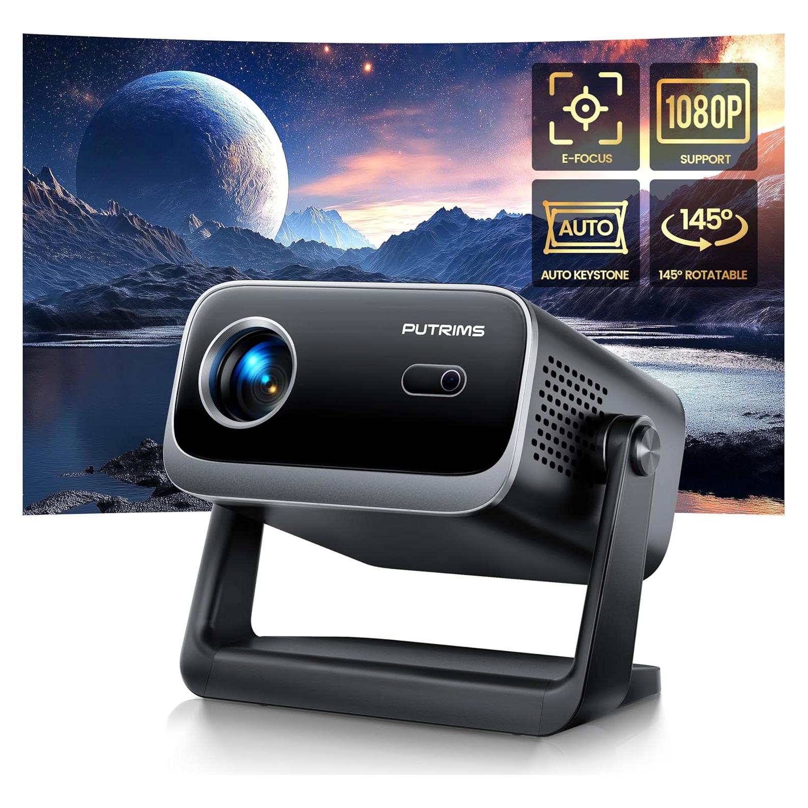 Mini Proyector PUTRIMS S28 1080P WiFi Bluetooth Portátil