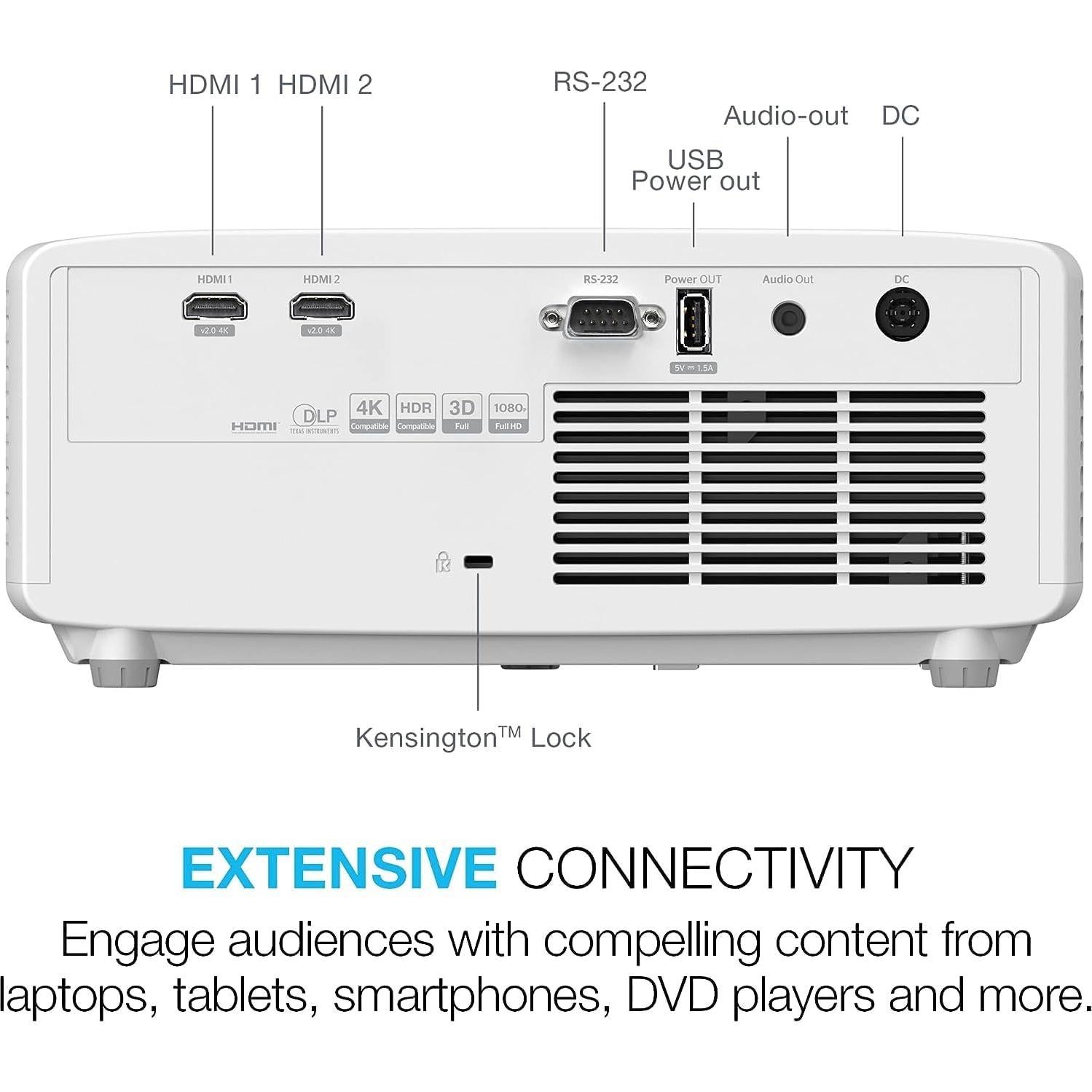 Proyector DLP Optoma HZ40HDR Full HD 4000 lúmenes