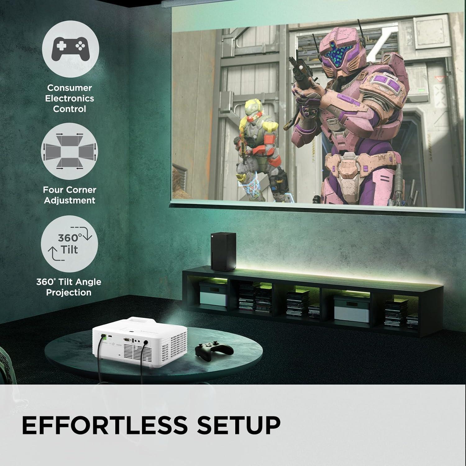 Proyector láser ViewSonic LX700-4K UHD 3500 lúmenes