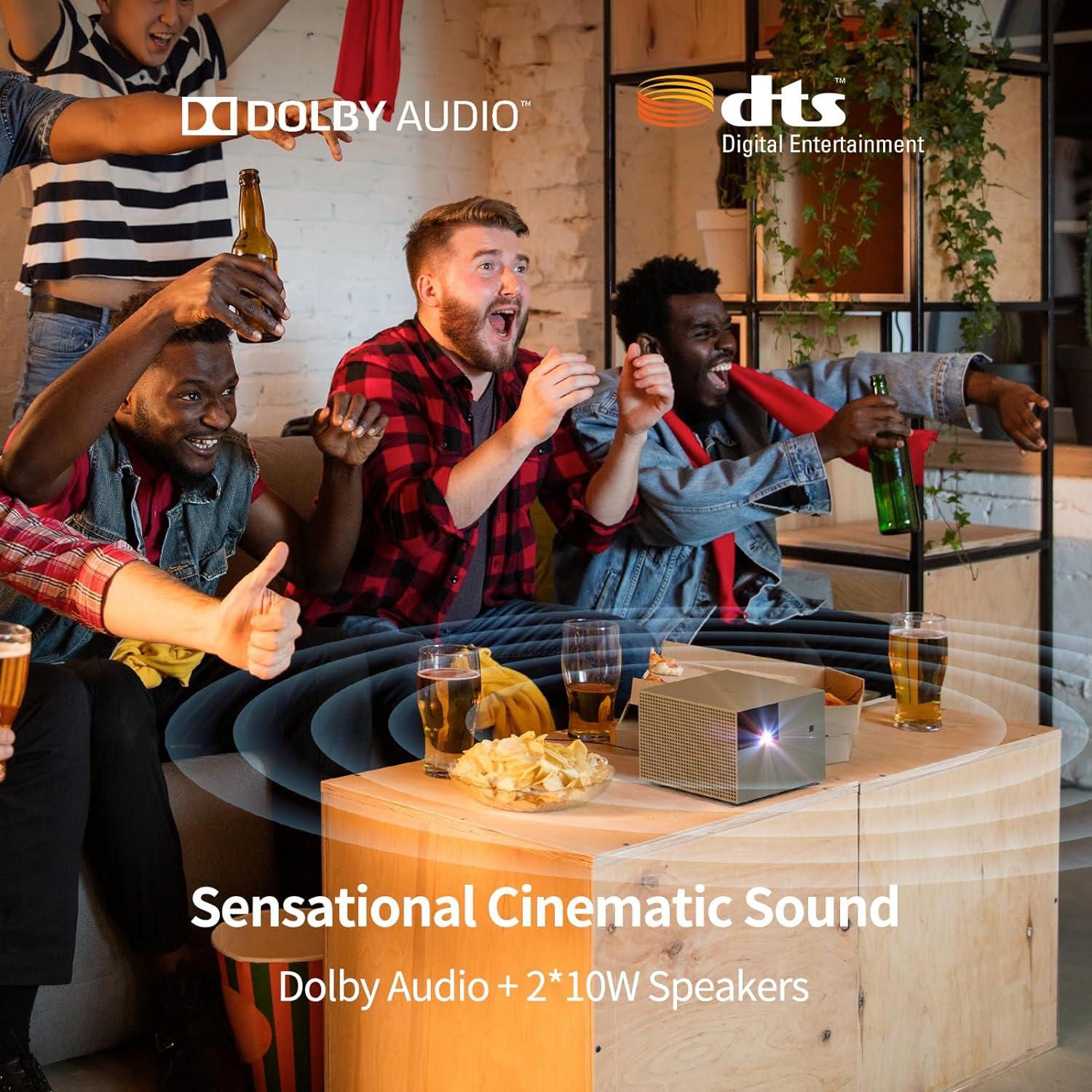 Proyector DLP WEMAX Vogue 100 1600 ANSI Lumens 4K WiFi